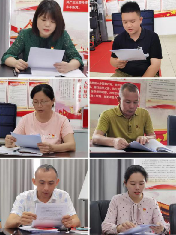 市环发公司召开支部党员大会传达学习省第八次党代会精神暨进行支委会换届选举(图3)