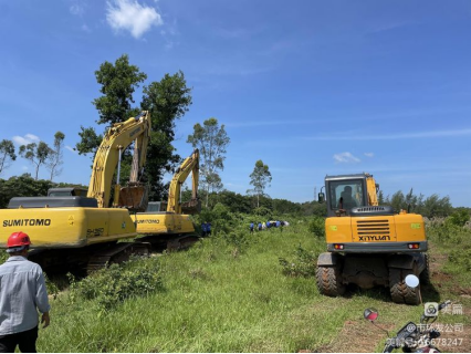 市环发公司积极协调，主动担当，高效推进海口市琼山区三门坡镇中埇村土地整治项目清杂工作(图8)