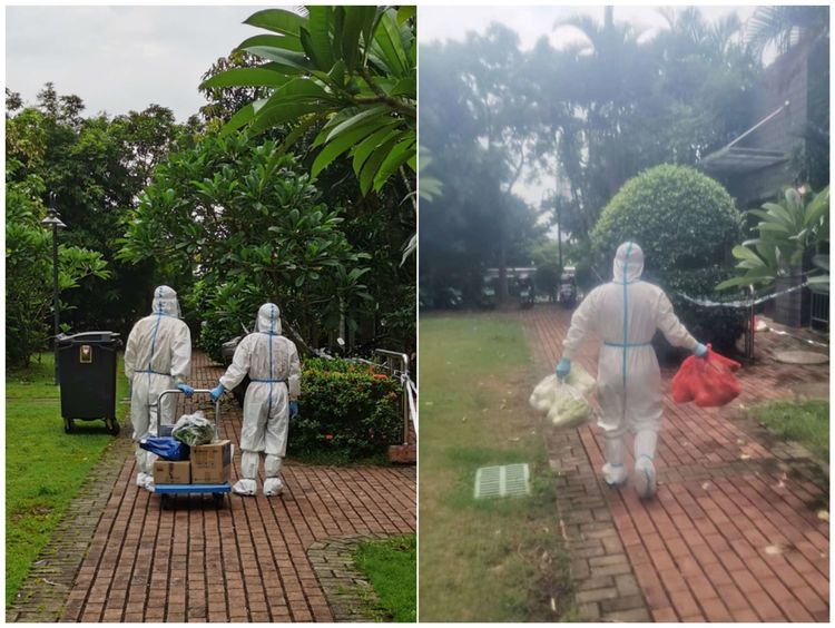 疫情下的坚守——市环发公司第一分队海航城抗疫纪实(图2)