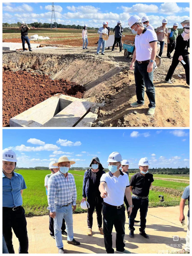 市环发公司开展龙湾片区在建项目安全生产大检查(图2)